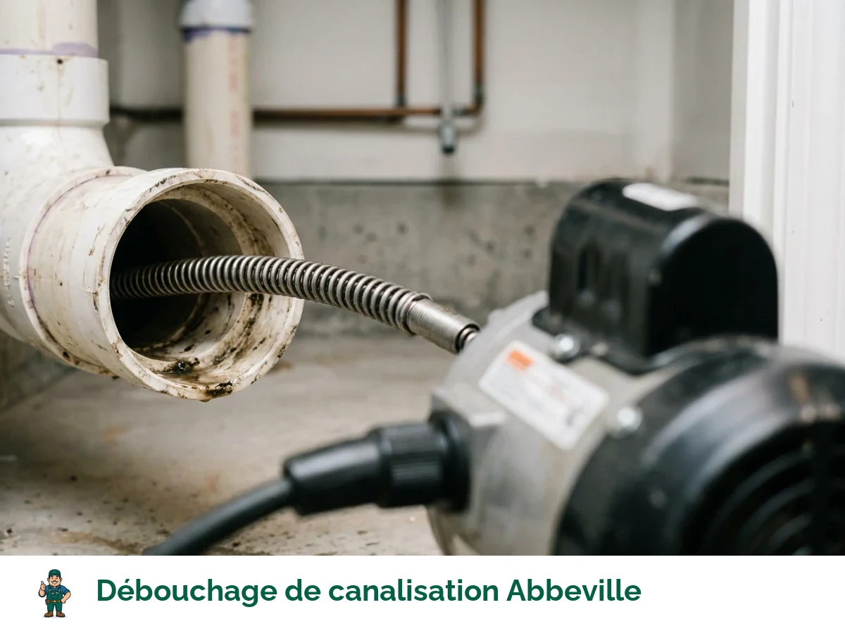 Débouchage de canalisation à Abbeville