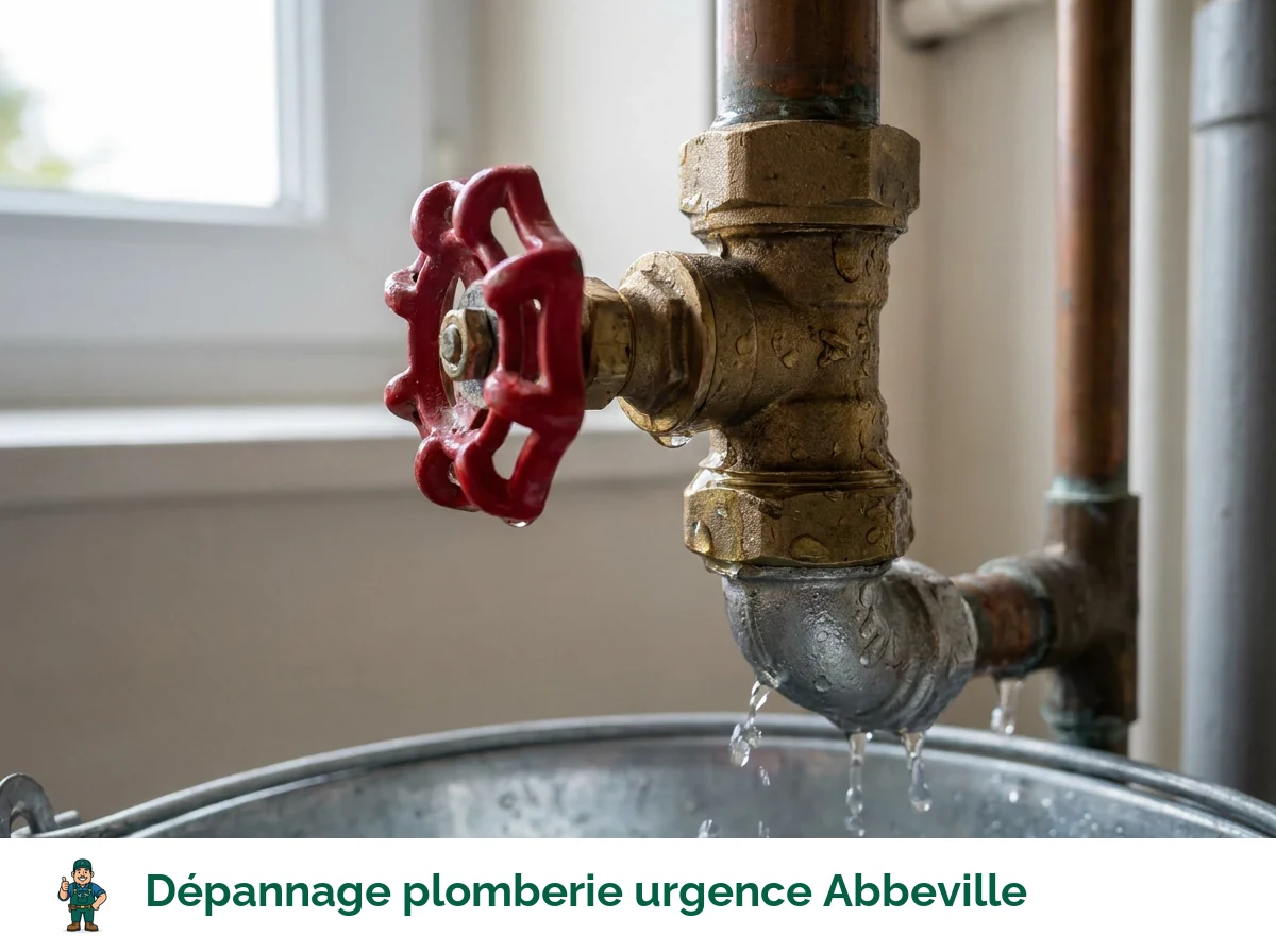 Dépannage plomberie urgence à Abbeville