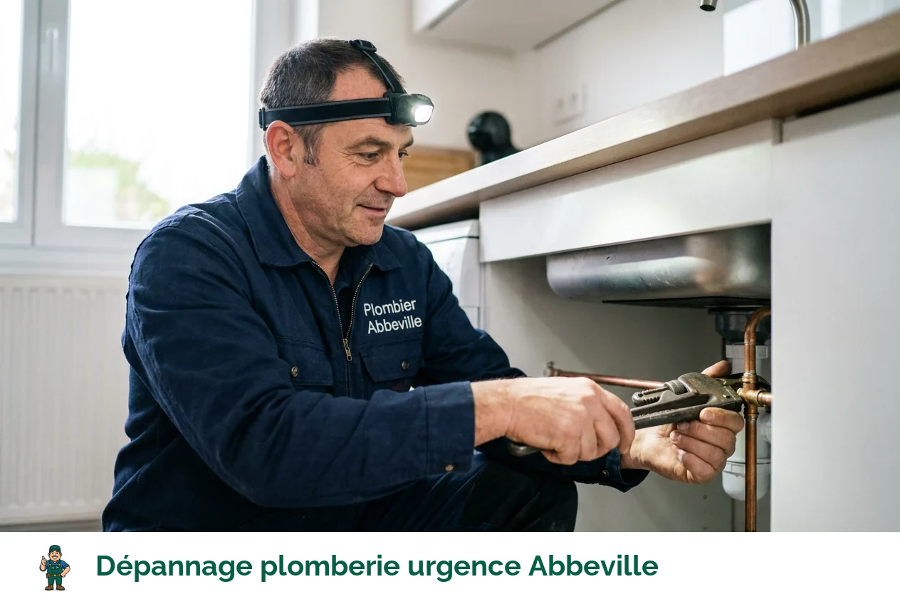 Dépannage plomberie urgence à Abbeville