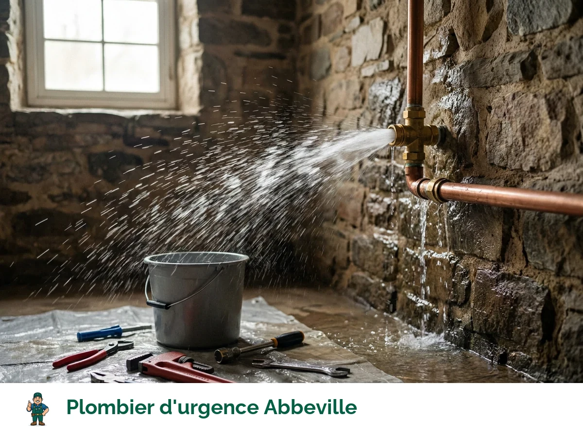 Plombier d'urgence à Abbeville