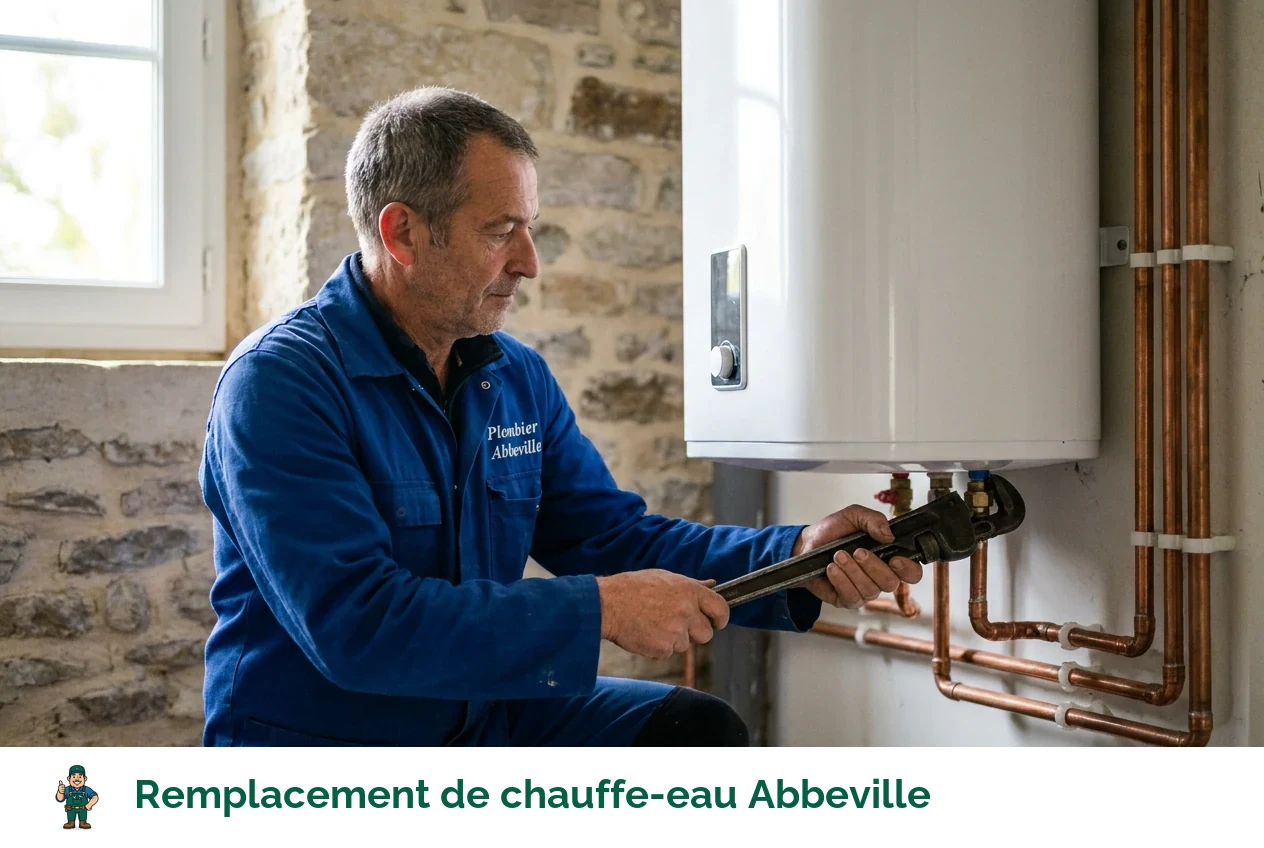 Remplacement de chauffe-eau à Abbeville