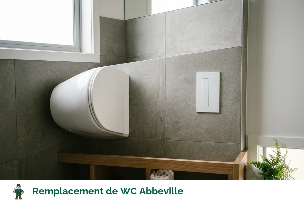 Remplacement de WC à Abbeville