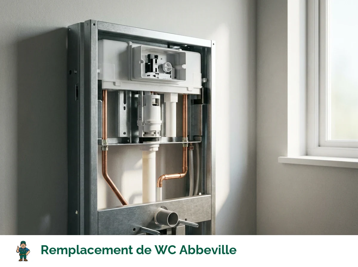 Remplacement de WC à Abbeville