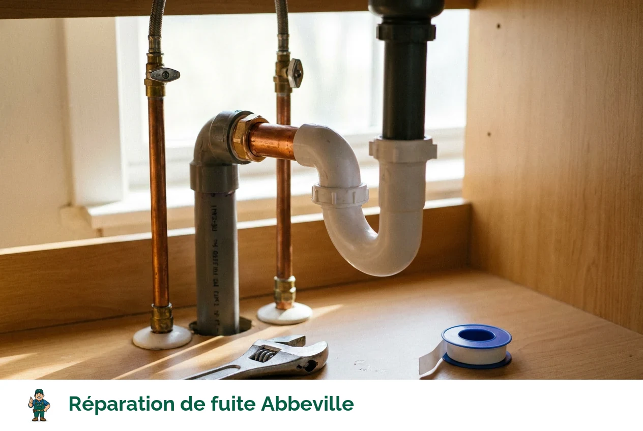Réparation de fuite à Abbeville